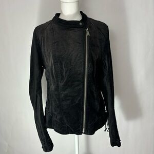 FREE PEOPLE LACE UP JACKET